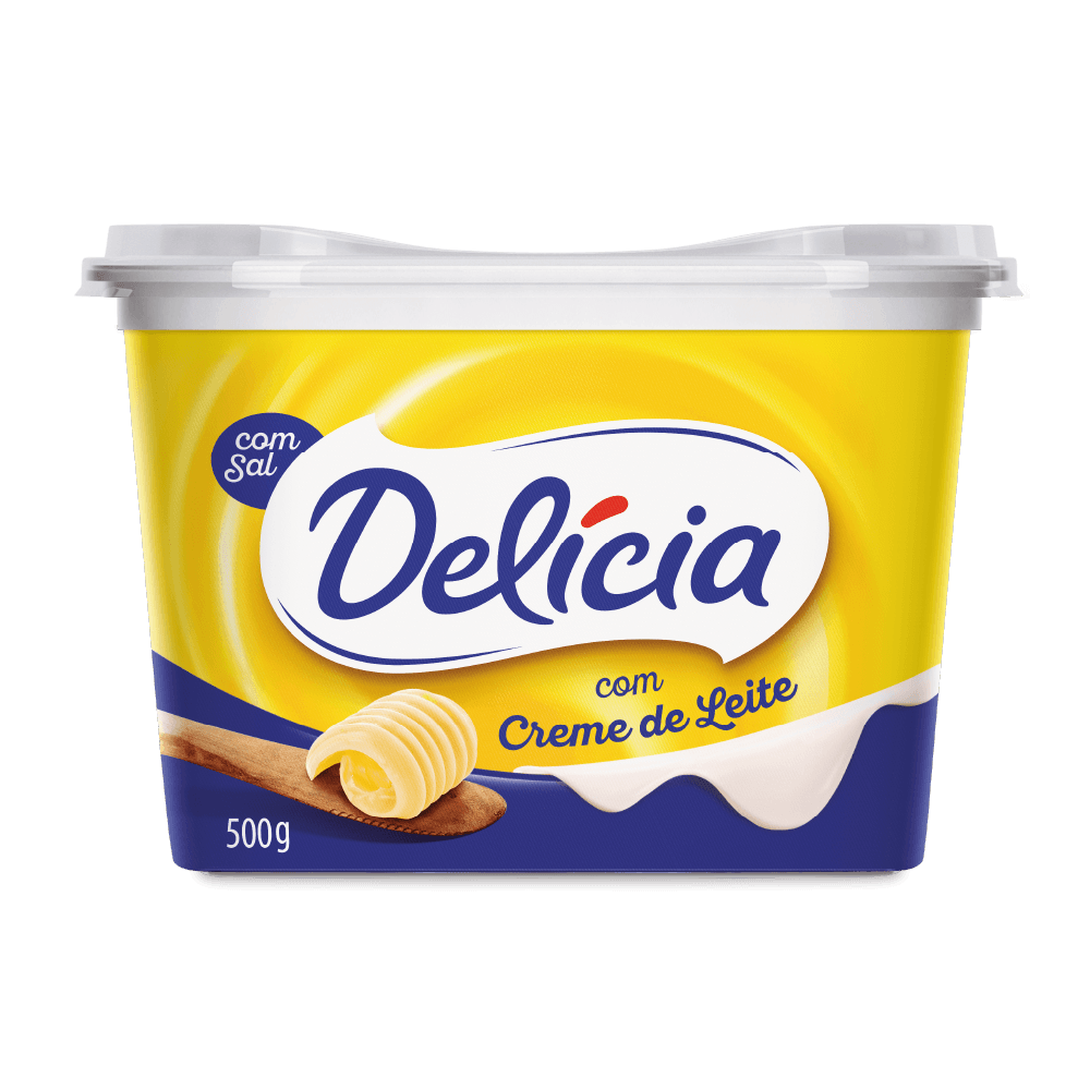 Delícia com creme de leite